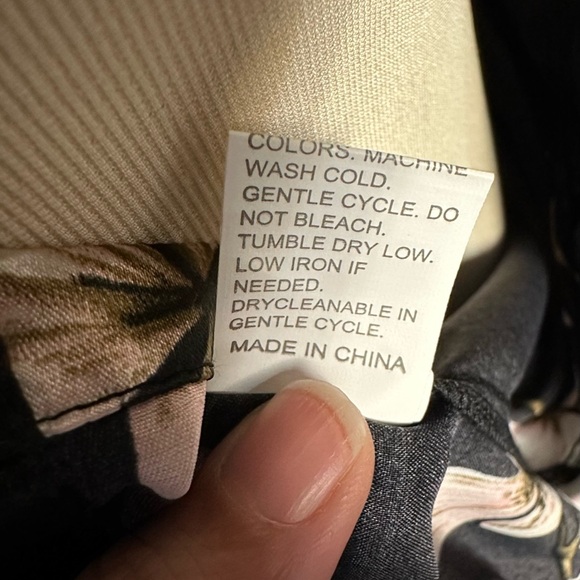 Floral Print Long Sleeve Satin Long Robe - Picture 7 of 8